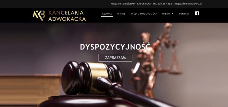 Kancelaria Adwokacka Adwokat Magdalena Bielonko – Kierasińska